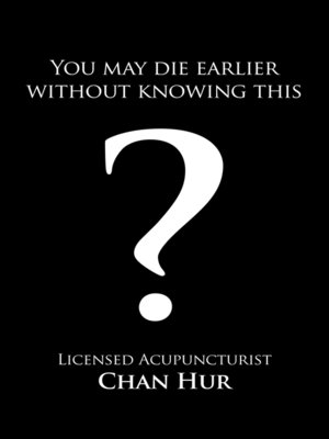 cover image of You May Die Earlier Without Knowing This?